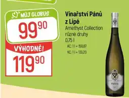 Globus Vinařství Pánů z Lipé Amethyst Collection nabídka