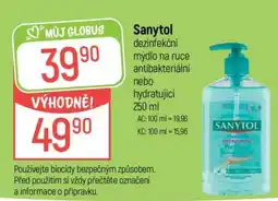 Globus Sanytol dezinfekční mýdlo na ruce nabídka