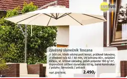 Bauhaus Závěsný slunečník Toscana nabídka