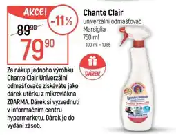 Globus Chante Clair univerzální odmašťovač Marsiglia 750 ml nabídka