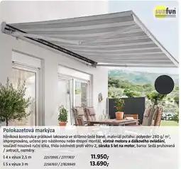 Bauhaus Polokazetová markýza nabídka