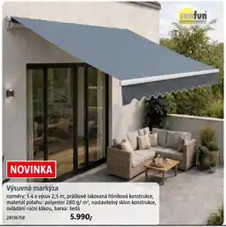 Bauhaus Výsuvná markýza nabídka