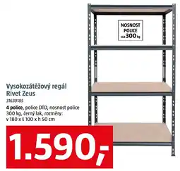 Bauhaus Vysokozátěžový regál Rivet Zeus nabídka