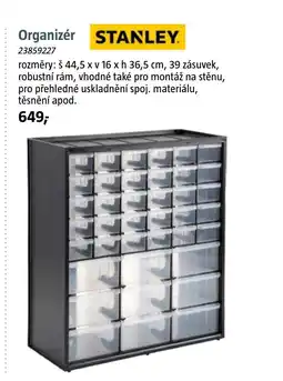 Bauhaus STANLEY Organizér nabídka