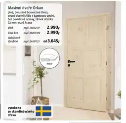 Bauhaus Masivní dveře Orkan nabídka