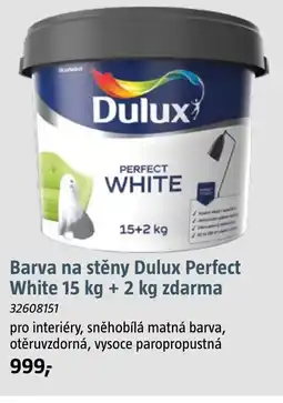 Bauhaus Barva na stěny Dulux Perfect White nabídka