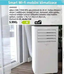 Bauhaus Smart Wi-Fi mobilní klimatizace nabídka