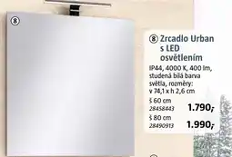 Bauhaus Zrcadlo Urban S LED osvětlením nabídka