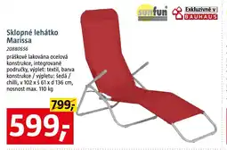 Bauhaus Sklopné lehátko Marissa nabídka
