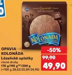 Kaufland OPAVIA KOLONÁDA Lázeňské oplatky nabídka