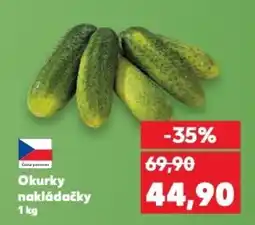 Kaufland Okurky nakládačky nabídka