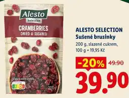 Lidl ALESTO SELECTION Sušené brusinky nabídka