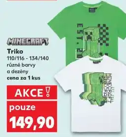 Kaufland Triko Minecraft nabídka