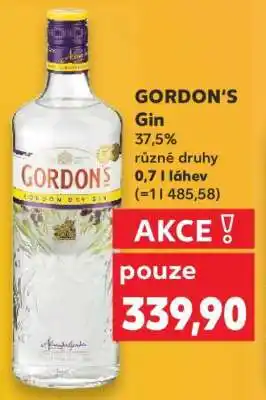 Kaufland Gordon’s Gin nabídka