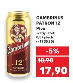 Kaufland Gambrinus Patron 12 nabídka