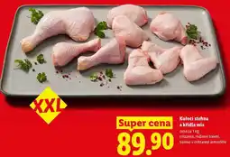 Lidl Kuřecí stehna a křídla mix, cena za nabídka