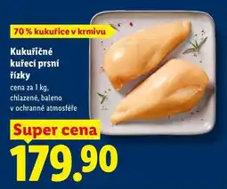 Lidl Kukuřičné kuřecí prsní řízky, cena za nabídka