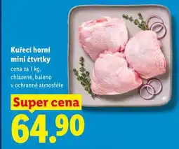 Lidl Kuřecí horní mini čtvrtky, cena za nabídka
