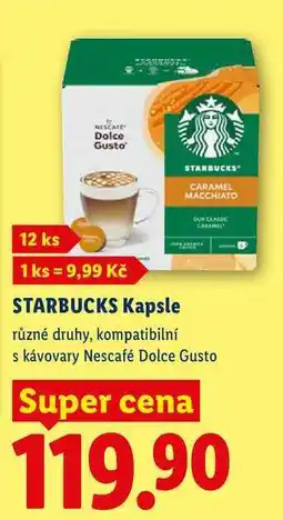 Lidl STARBUCKS Kapsle, 12 ks nabídka