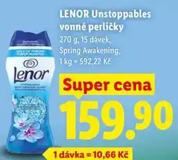 Lidl LENOR Unstoppables vonné perličky, 270 g/15 dávek nabídka