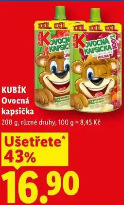 Lidl KAPSIČKA Ovocná kapsička nabídka