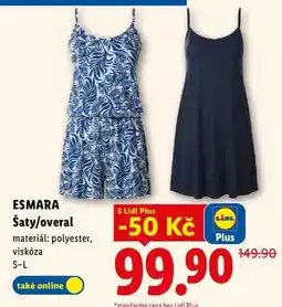 Lidl ESMARA Šaty/overal nabídka