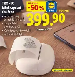 Lidl TRONIC Mini kapesní tiskárna nabídka