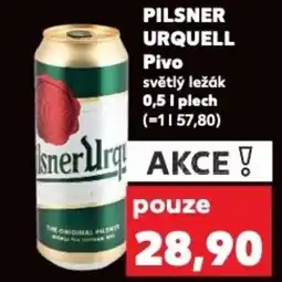 Kaufland PILSNER URQUELL Pivo nabídka
