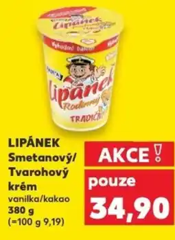 Kaufland Madeta Lipánek Smetanový/ Tvarohový krém nabídka