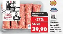 Kaufland Vepřové čevapčiči nabídka