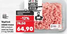 Kaufland Vepřové mleté maso nabídka