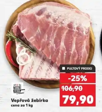Kaufland Vepřová žebírka nabídka