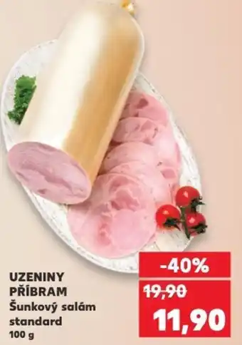 Kaufland UZENINY PŘÍBRAM Šunkový salám standard nabídka