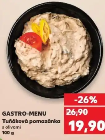 Kaufland GASTRO-MENU Tuňáková pomazánka s olivami nabídka