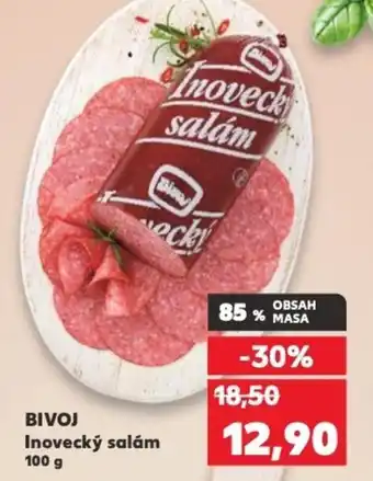 Kaufland BIVOJ Inovecký salám nabídka