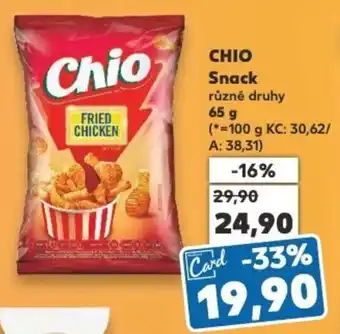 Kaufland CHIO Snack nabídka