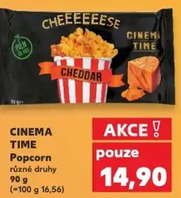 Kaufland CINEMA TIME Popcorn nabídka