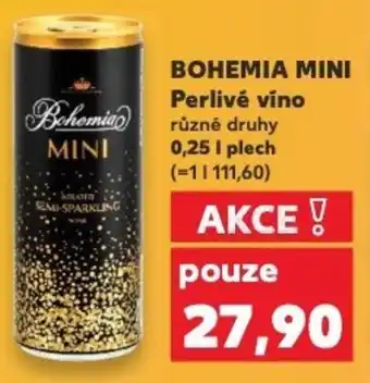 Kaufland BOHEMIA MINI Perlivé víno nabídka