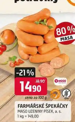 MÚÚÚ FARMÁŘSKÉ ŠPEKÁČKY
