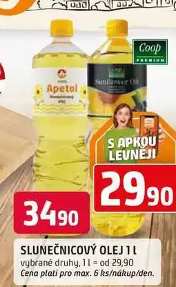 Trefa apetol SLUNEČNICOVÝ OLEJ nabídka