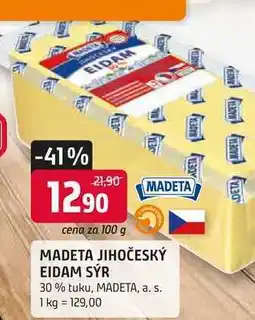 Trefa MADETA JIHOČESKÝ EIDAM SÝR 30% tuku nabídka