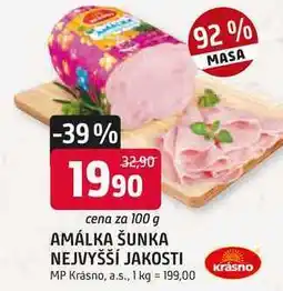 Trefa AMÁLKA ŠUNKA NEJVYŠŠÍ JAKOSTI nabídka