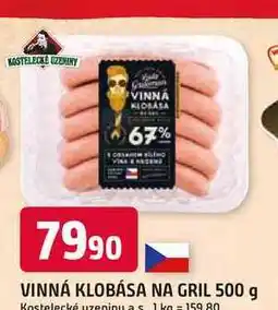 Trefa VINNÁ KLOBÁSA NA GRIL nabídka