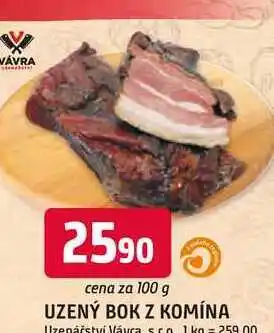 Trefa UZENÝ BOK Z KOMÍNA nabídka
