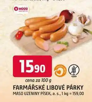 Trefa FARMÁŘSKÉ LIBOVÉ PÁRKY nabídka
