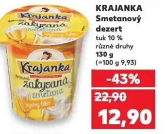 Kaufland KRAJANKA Smetanový dezert nabídka
