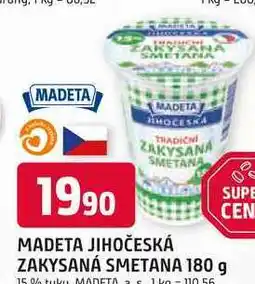 Trefa MADETA JIHOČESKÁ ZAKYSANÁ SMETANA 180 g 15% tuku nabídka