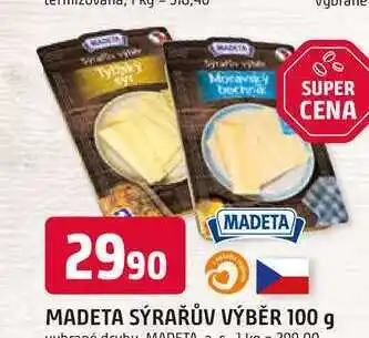 Trefa MADETA SÝRAŘŮV VÝBĚR nabídka