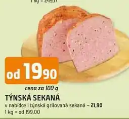 Trefa TÝNSKÁ SEKANÁ nabídka