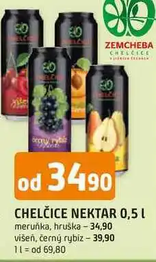 Trefa CHELČICE NEKTAR 0,5 L meruňka, hruška nabídka